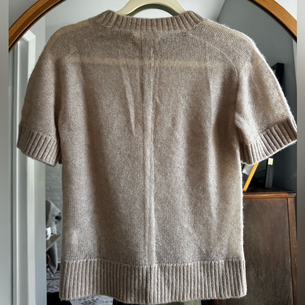 Apiece Apart Softest Silk Cashmere Sweater Tee - Picture 3 of 4